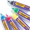 Candle Pens - 5 PicTixx Coloured Liquid Wax Pens for creating designs on candles. Black,  green,  yellow,  red,  blue. Fine tipped for detailed work.