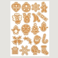 Christmas Cork Stickers (Pack of 40)