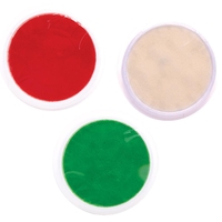Christmas Jumbo Paint Pads (Pack of 3) Christmas Craft Supplies 3 assorted Christmas colours - Red,  Green & White