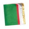 Christmas Tissue Paper (Pack of 20) Christmas Craft Supplies 5 assorted colours - Silver,  Gold,  Red,  Green & White