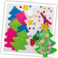 Christmas Tree Decoration Sewing Kits Bulk Pack (Pack of 30)