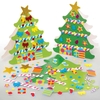 Christmas Tree Mix & Match Card Kits (Pack of 6)