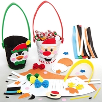 Christmas Weaving Basket Kits (Pack of 4) Christmas Crafts