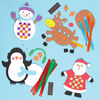 Christmas Weaving Magnet Kits - Pack of 4