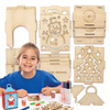 Christmas Wooden Lantern Kits Bulk Pack (Pack of 30)