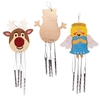 Christmas Wooden Windchimes (Pack of 4) Christmas Crafts