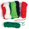 Christmas Wool Value Pack (Pack of 10) Christmas Craft Supplies 5 assorted colours - Red,  Light Green,  Dark Green,  White & Black