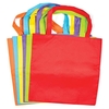Coloured Shoulder Bags (Pack of 6) Decoration Craft Kits 6 assorted colours - Red,  Blue,  Green,  Yellow,  Purple & Orange