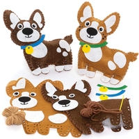Corgi Dog Cushion Sewing Kits (Pack of 2)