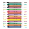 Crayons Value Pack (Tub of 96) Drawing 16 assorted colours