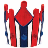 Crown Ceramic Flowerpots (Box of 2)