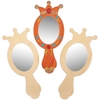 Crown Wooden Mirrors (Pack of 4)