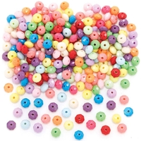 Crystal Shaped Beads (Pack of 300) Craft Embellishments 14 assorted colours - Blue,  Light Blue,  Green,  Light Green,  Yellow,  Dark Yellow,  Purple,  Light Purple,  Peach,  Pink,  Bright Pink,  Light Pink,  Red & White