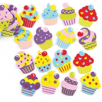 Cupcake Foam Stickers (Pack of 120) Stickers
