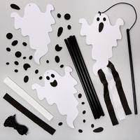 Dangling Spooky Ghost Kits (Pack of 8)