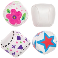 Design Your Own Mini Soft Balls (Pack of 6) Small Toys