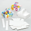 Easter Baskets (Pack of 12) Easter Crafts For Kids,  Perfect For Egg Hunts,  Size 95mm x 62mm