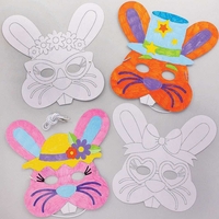 Easter Bunny Colour-in Masks (Pack of 30)