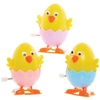Easter Chick Wind-up Toys (Pack of 3) Funny Toy,  3 Assorted Colours,  6.5cm x 5cm