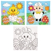 Easter Colour-in Canvases (Pack of 3)