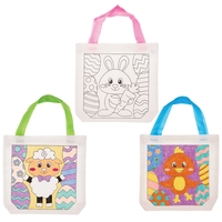 Easter Colour-in Fabric Bags (Pack of 3)