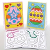 Easter Egg Colour-in Gift Bags (Pack of 8) Paper Bags Perfect For Gifts,  8 Assorted Designs,  Decorate Your Own