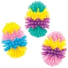 Easter Egg Hedgehog Balls (Pack of 10) Easter Toys,  Gifts For Children,  Height 4cm,  5 Assorted Designs,  Soft & Spiky Rubber Balls