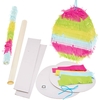Easter Egg Pinata Kit (Each) 4 assorted colour strips - Pink,  Blue,  Green & Yellow