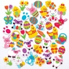 Easter Foam Stickers (Pack of 200) Easter Craft Supplies,  50 Assorted Designs,  Easy Peel