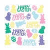 Easter Sequins (Per pack) Easter Craft Supplies 5 assorted colours - Pink,  Blue,  Yellow,  Green & Purple