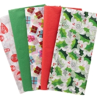 Festive Tissue Paper Value Pack (Pack of 25) Christmas Craft Supplies