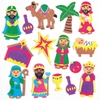 Foam Nativity Stickers (Pack of 120) Christmas Craft Supplies