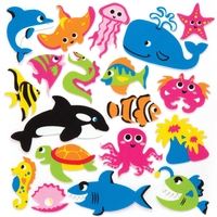 Foam Sealife Stickers (Pack of 120) Stickers