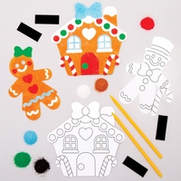 Gingerbread Sand Art Magnet Kits (Pack of 6)