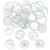 Glass Painting Stones (Pack of 40) Personalise & Decorate,  Natural Craft Supplies