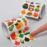Harvest Festival Sticker Rolls Value Pack (Pack of 600) Stickers