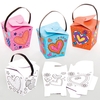 Heart Colour-in Treat Boxes (Pack of 12) Decoration Craft Kits