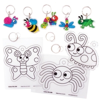 Insect Bug Super Shrink Keyring Kits (Pack of 8) Pocket Money Toys