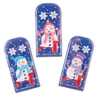 Jolly Snowman Pinball Games (Pack of 8)