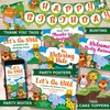 Jungle Animals Editable Printables Party Bundle (Download)