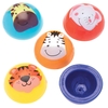 Jungle Chums Jumping Poppers (Pack of 12) Pocket Money Toys 6 assorted colours - Green,  Yellow,  Orange,  Red,  Light Blue & Dark Blue