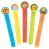 Jungle Chums Touchable Bubbles (Pack of 10) Pocket Money Toys 5 assorted tube colours - Blue,  Green,  Yellow,  Red & Orange