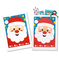 Large Santa Gift Bags 34x25cm (Pack of 30) Christmas Party Supplies,  Gift & Goodie Bags