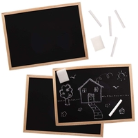 Large Wooden Chalkboards (Pack of 3) Drawing