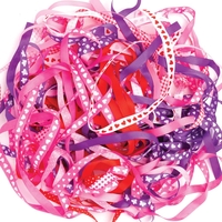 Lovely Ribbon Bumper Value Pack (Per pack) Craft Embellishments 5 assorted ribbon colours - Red,  Purple,  Dark Pink,  Light Pink & White