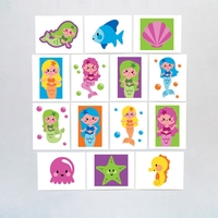 Magical Mermaids Tattoos (Pack of 24)
