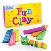 Mini Fun Clay (Pack of 5) Natural Craft Materials Assorted colours - Blue,  Pink,  Yellow,  Purple,  Green & Orange