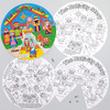 Nativity Colour-in Story Wheels (pack of 4)