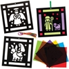 Nativity Stained Glass Effect Decoration Kits (Pack of 6)