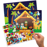 Nativity Sticker Scene Kits (Pack of 5)